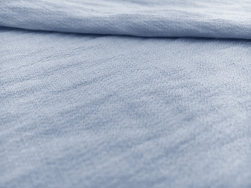 Rayon Nylon Blend Crepe in Dusty Blue0