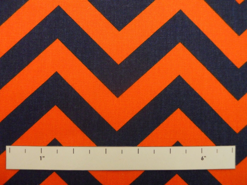 Cotton Canvas Chevron Print1