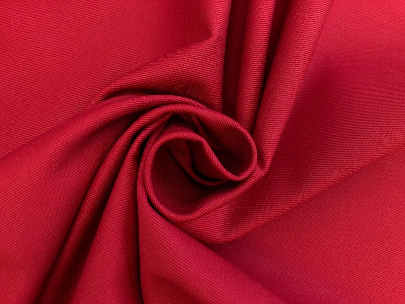 Cotton Chino Twill in Tommy Red 1