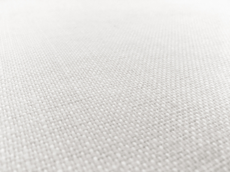 Tumbled Linen Cotton Upholstery in Ivory0