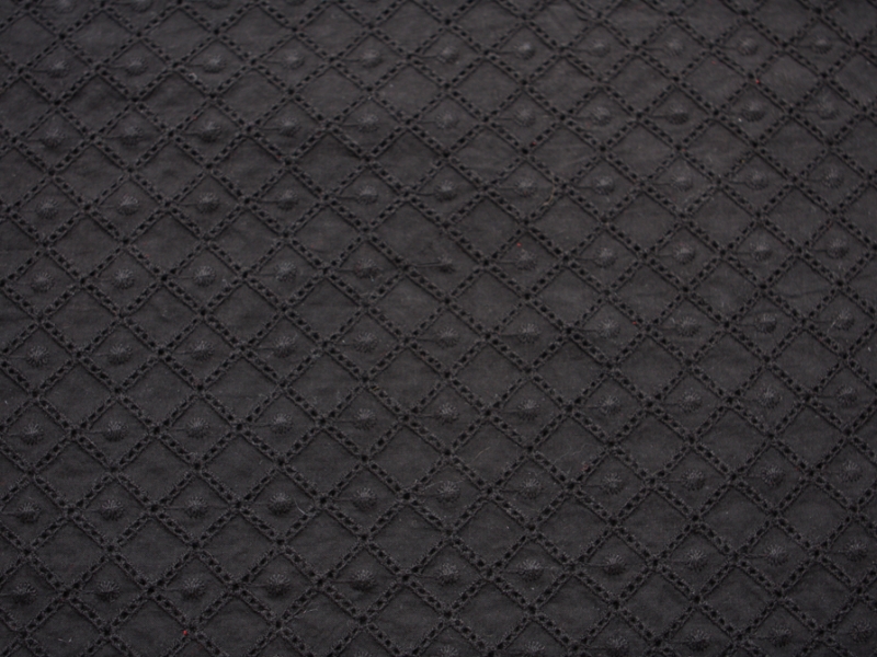 Cotton Eyelet in Black0