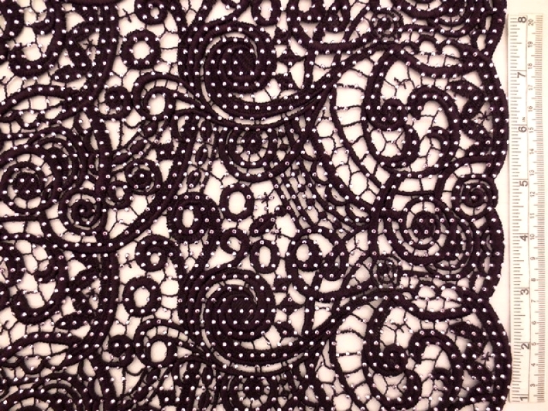 Metallic Guipure Lace0