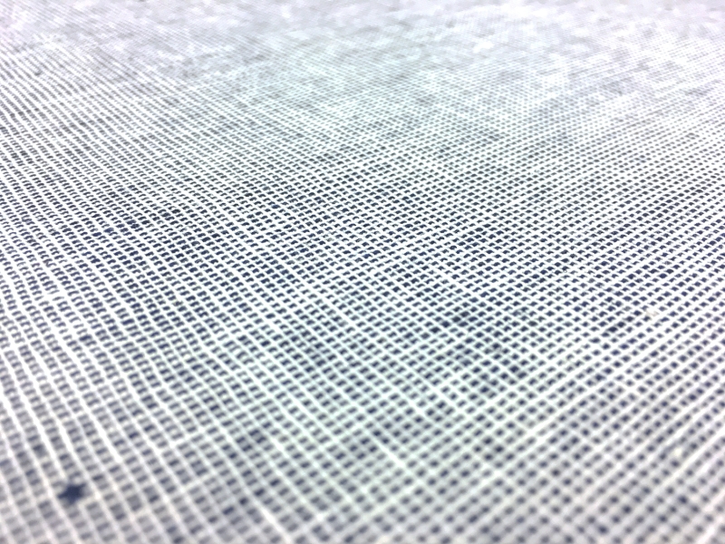 Homespun Two Toned Linen Cotton Blend in Indigo2