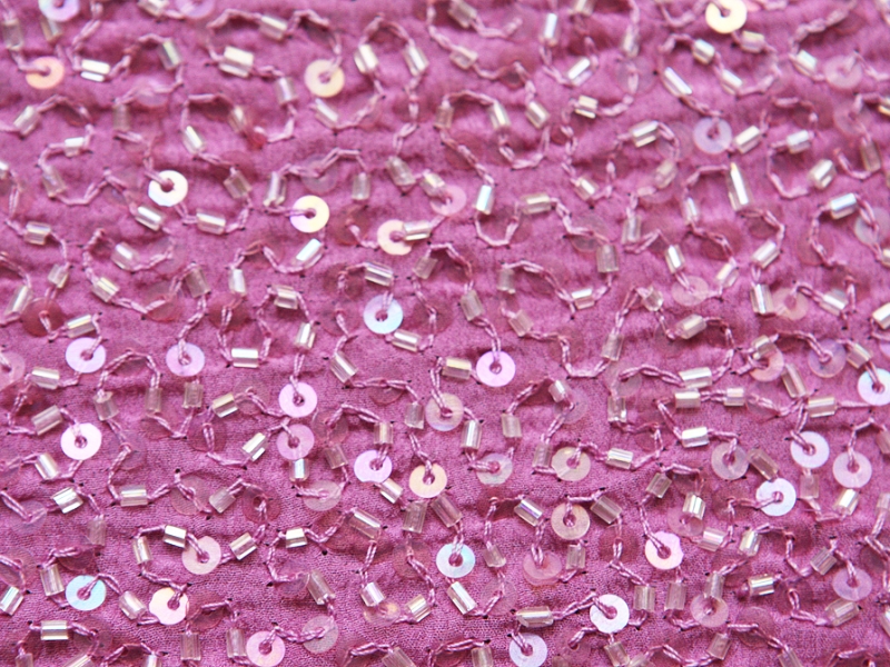 Sequins on Silk Chiffon2
