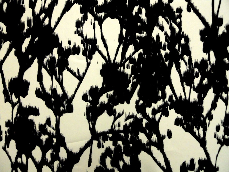 Printed Silk Mikado0