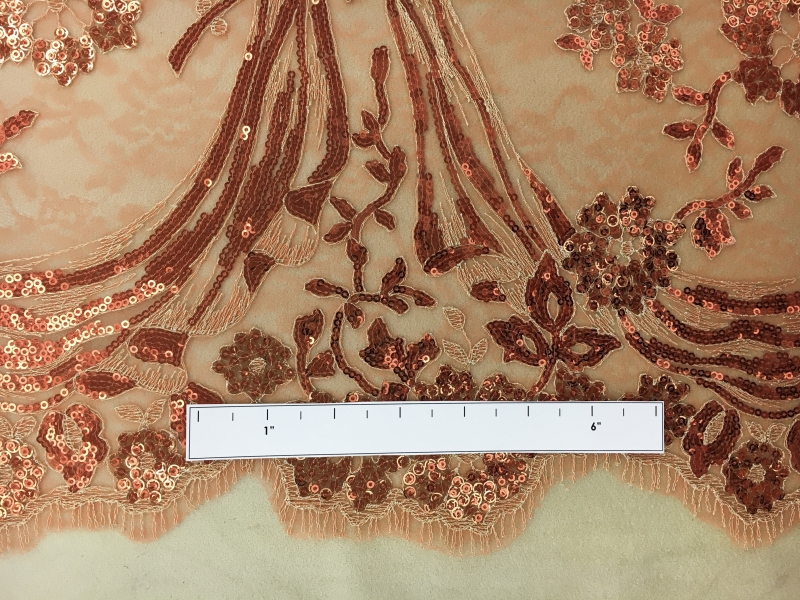 Embroidered and Sequined Chantilly Lace1