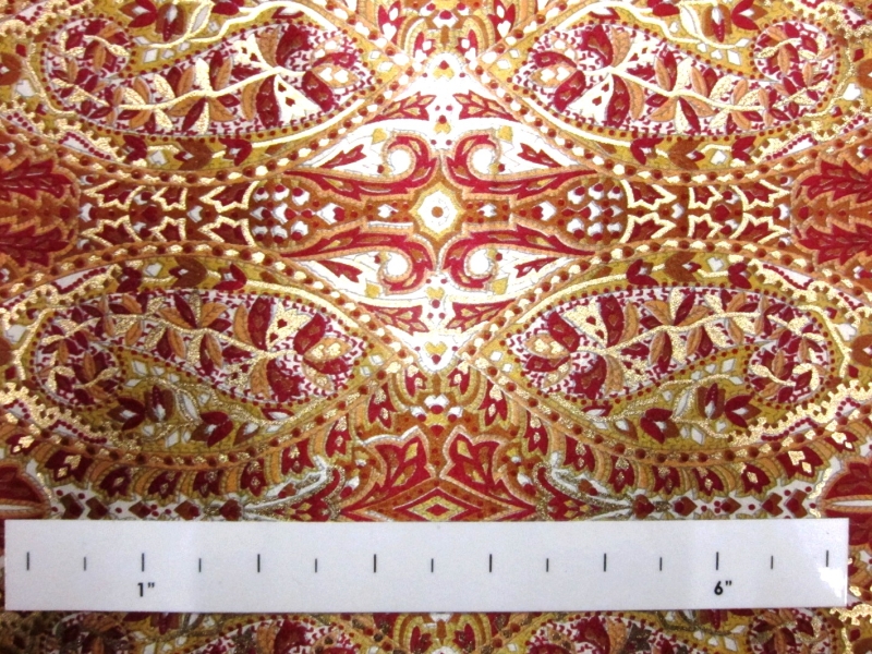 Printed Metallic Silk Charmeuse1