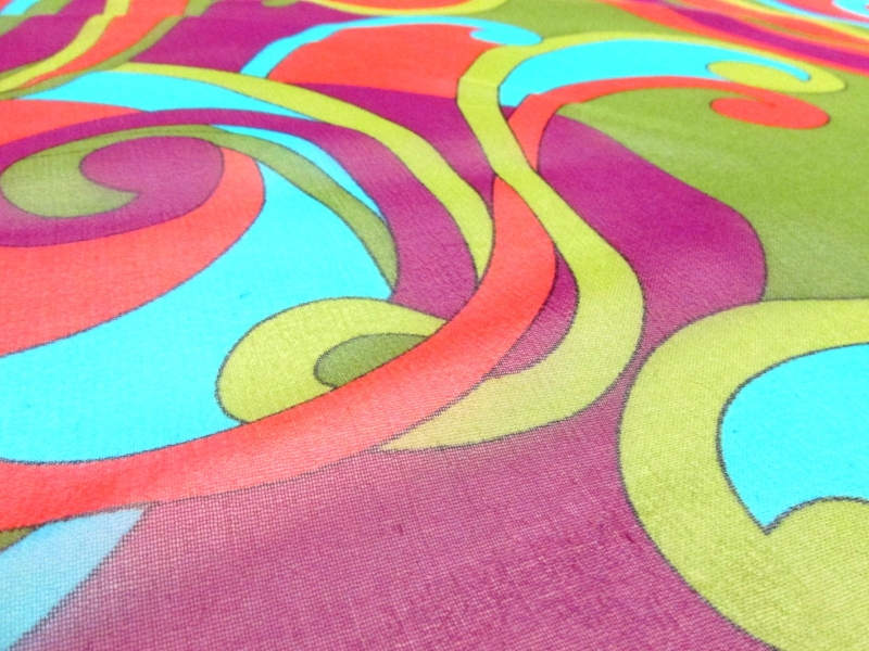 Printed Silk Chiffon2