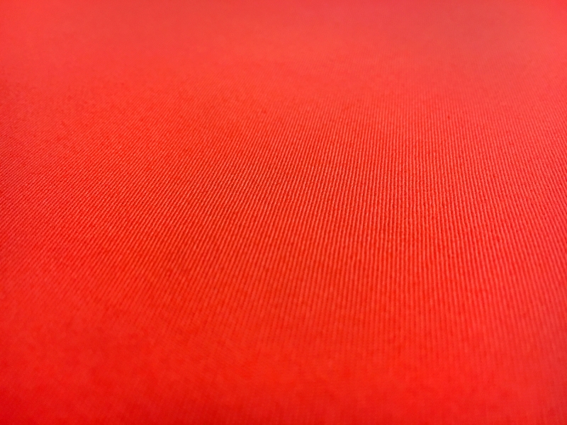 Cotton Lycra Fine Twill in Coral0