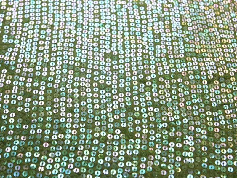 Sequins on Silk Chiffon0