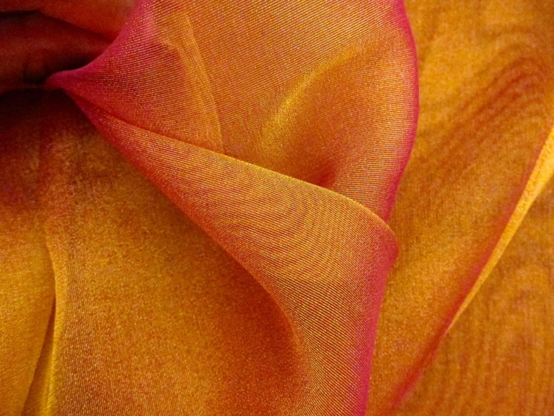 Metallic Silk Organza0