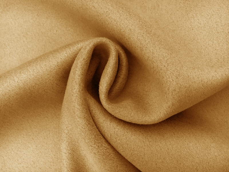 Stretch Suede with Scuba Backing in Camel2