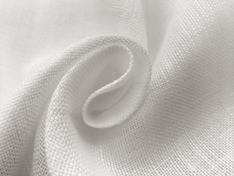 Light Weight Linen Burlap in White1