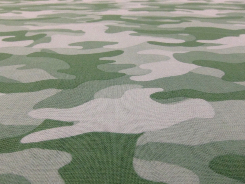 Cotton Broadcloth Camouflage Print2