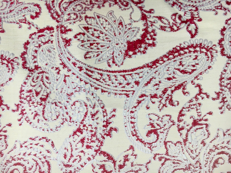 Extra Wide Doubleface Jacquard Large Paisley Pattern4
