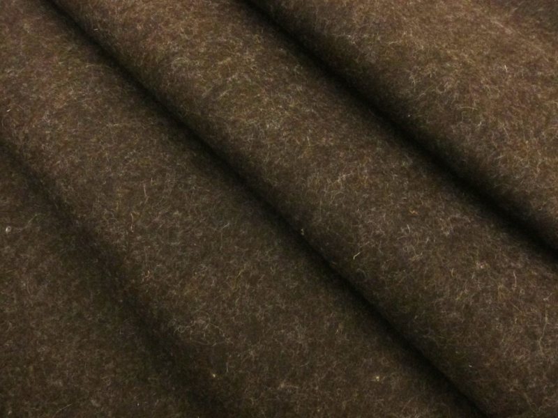 Merino Wool Felt 1MM in Dark Heather Brown1