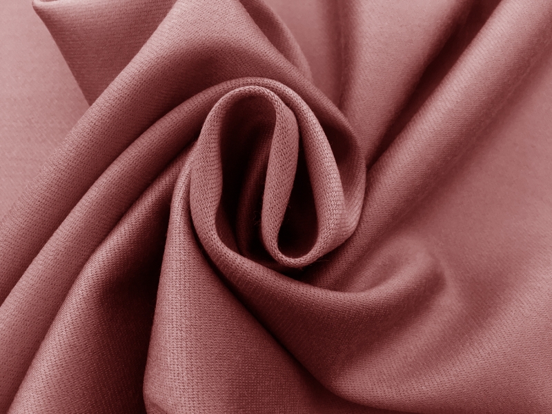 Italian Wool Satin Faille in Redwood1