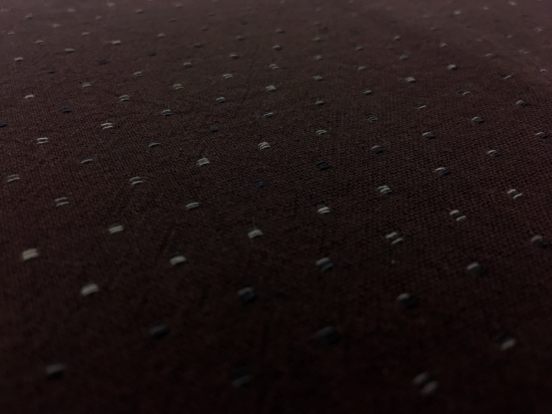 Japanese Cotton Woven Dots Novelty in Brown2