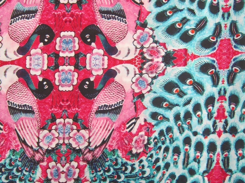 Printed Silk Charmeuse1