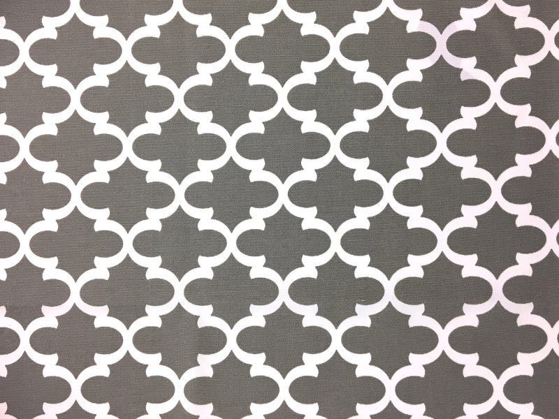 Outdoor Spun Polyester Canvas with Geometric Print 0