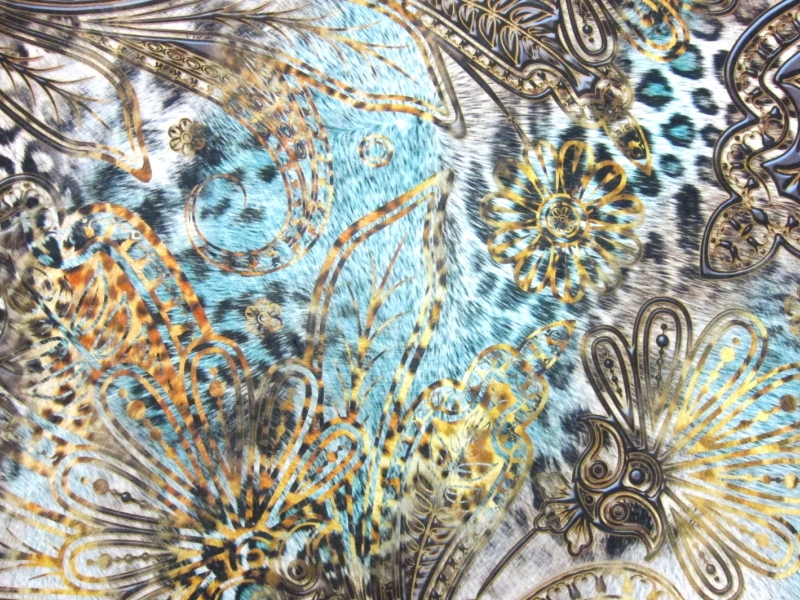 Printed Silk Chiffon0