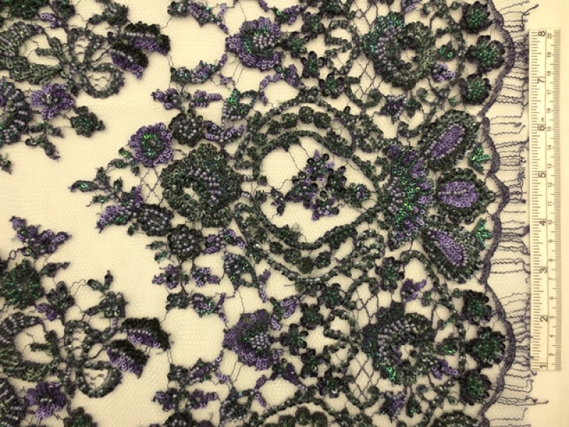 Beaded Chantilly Lace0