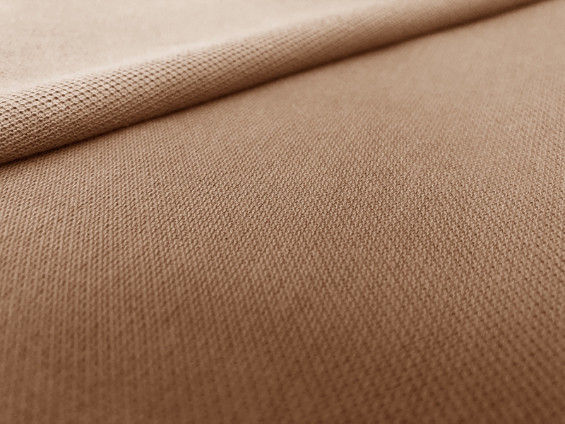 Japanese Cotton Pique Knit in Chamoisee0