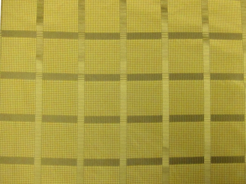 Silk Gingham Taffeta With Satin Stripe0