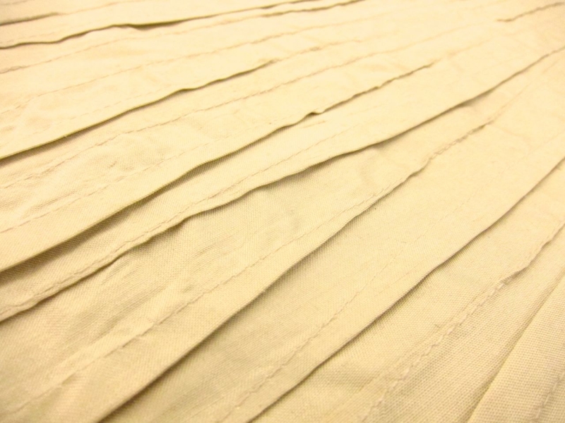 Tucked Silk Shantung2