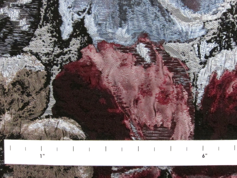 Silk Blend Metallic Cloqué1