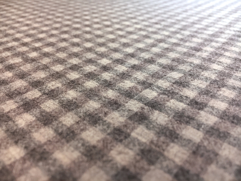 Italian Virgin Wool Stretch Tattersall Plaid Flannel2