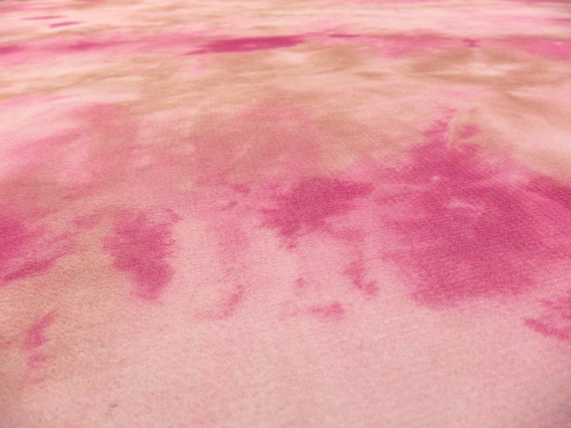 Tie Dyed Silk Chiffon1