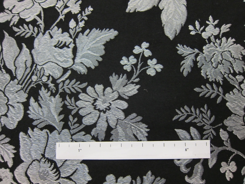 Metallic Floral Brocade0