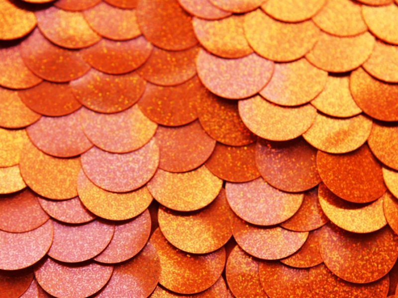 Pailettes on Silk Chiffon2