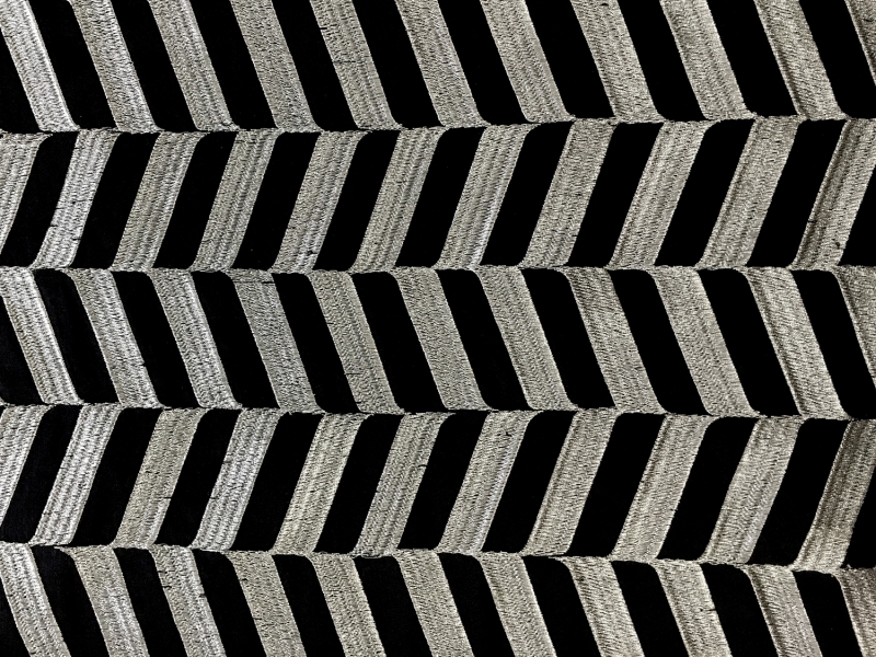 Silk Shantung with Metallic Embroidery0