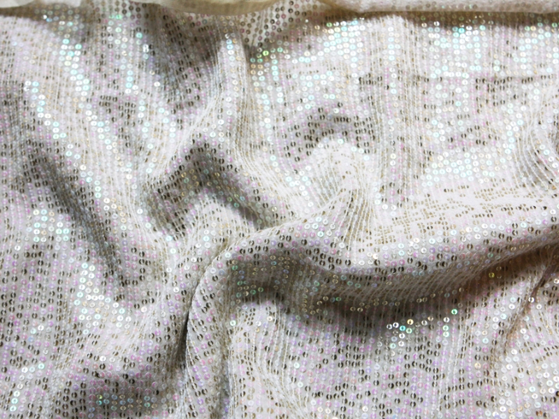Sequins on Silk Chiffon3