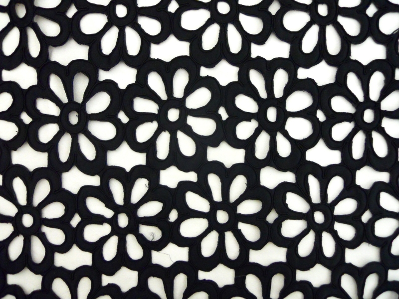 Laser Cut Corded Satin0