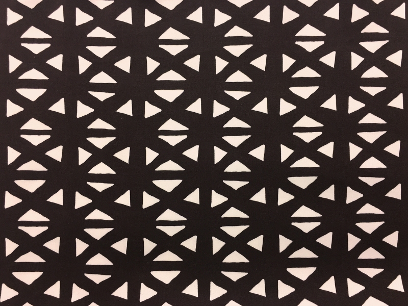 Cotton Lycra Sateen Tribal Print0