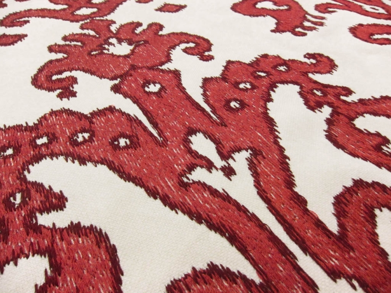 Embroidered Cotton Upholstery 2