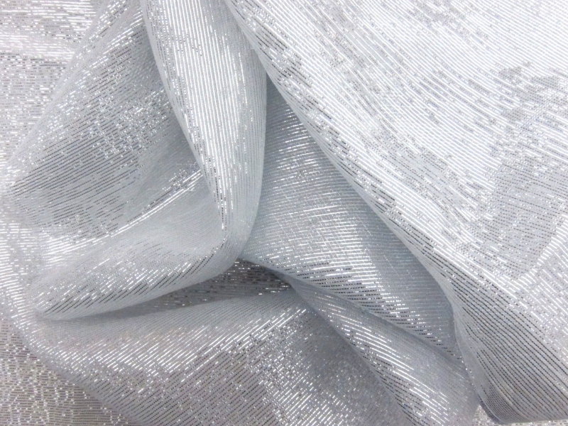 Silk Chiffon Lamé1