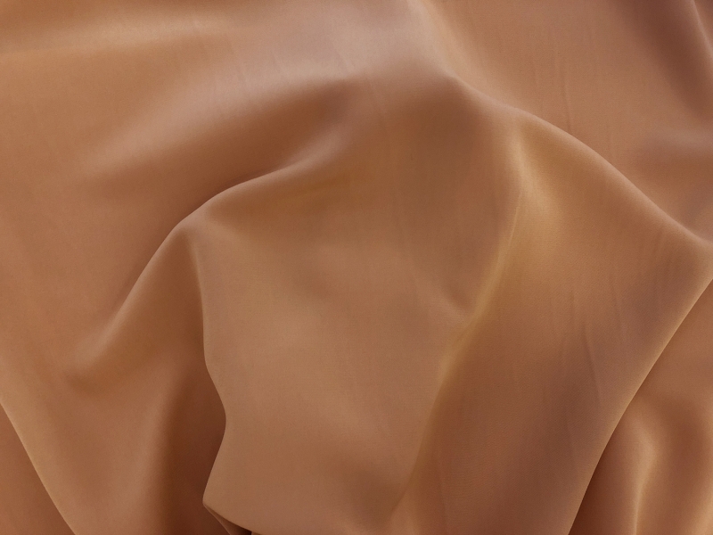 Polyester Powder Crepe De Chine in Copper2