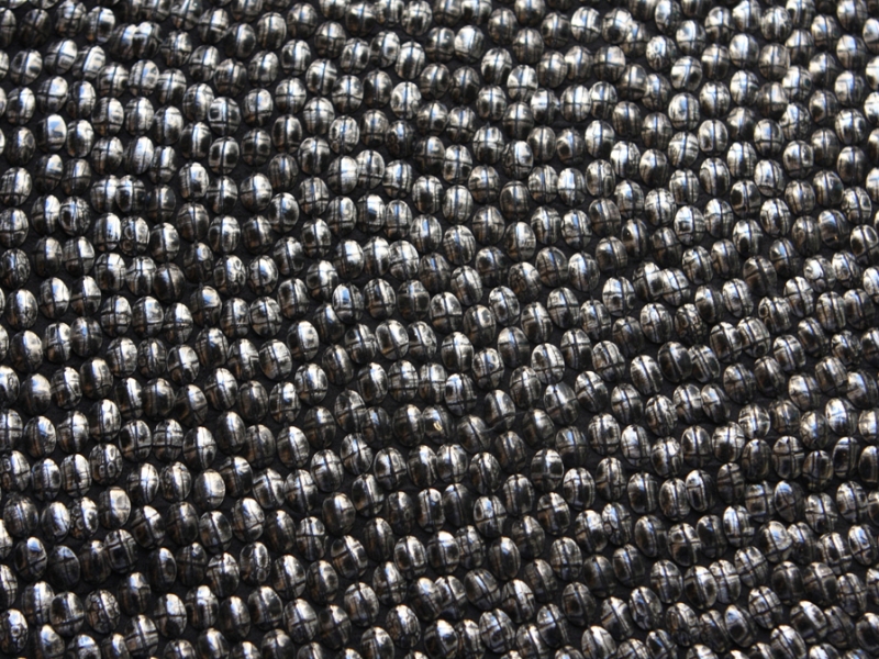 Sequins on Silk Chiffon1