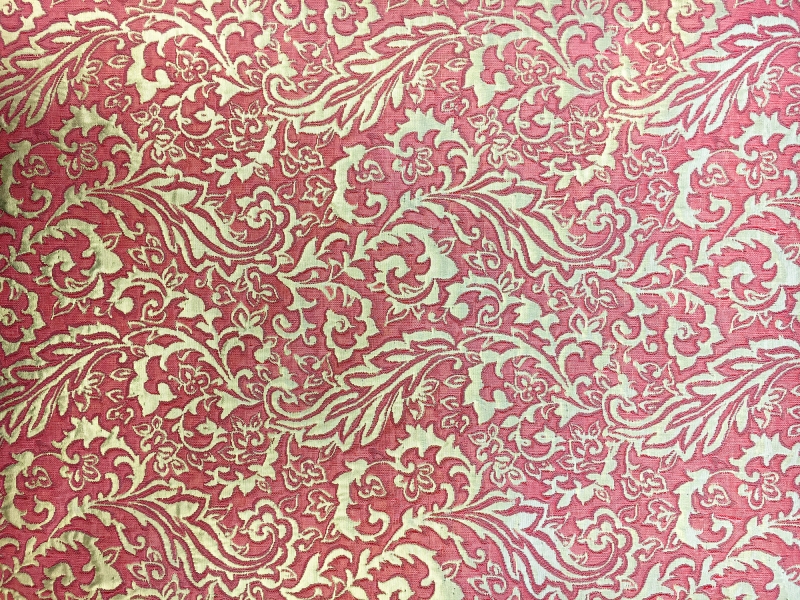 Metallic Brocade with Ornate Patterns0