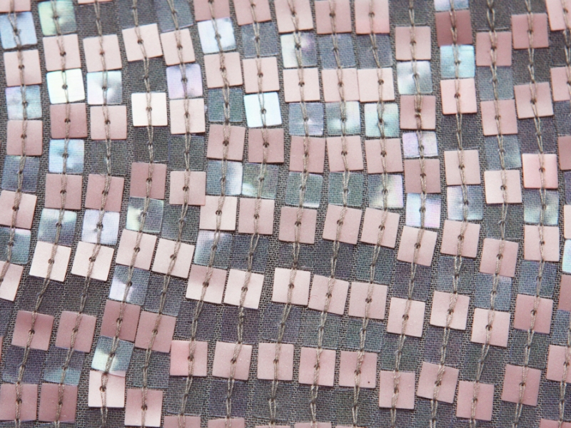 Sequins on Silk Chiffon2