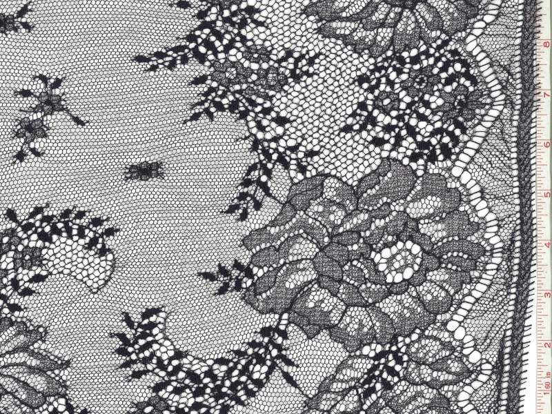 Navy Chantilly Lace0