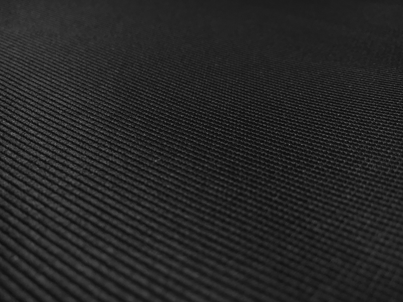 Polyester Faille in Black1