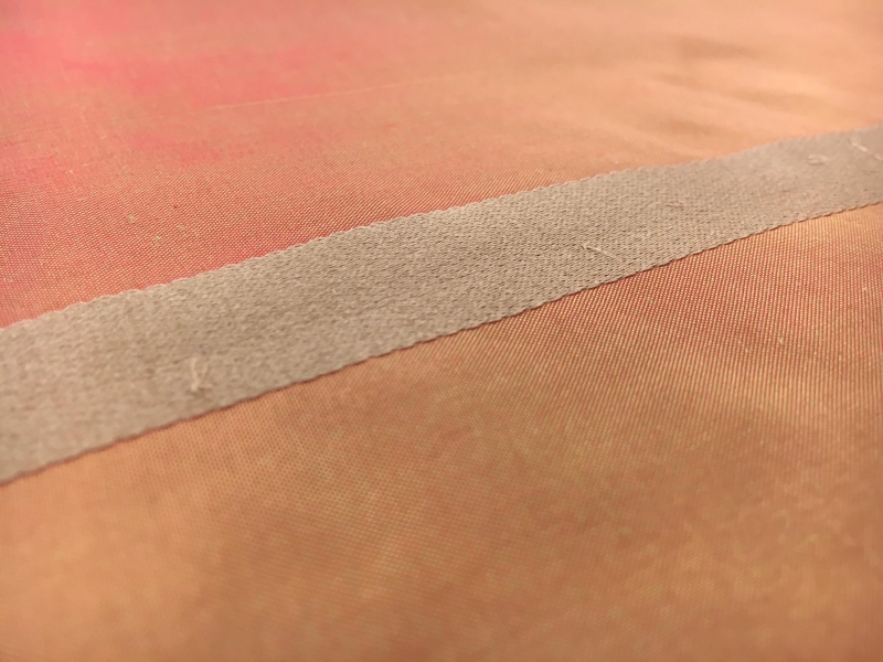 Iridescent Silk Taffeta with Satin Stripes2