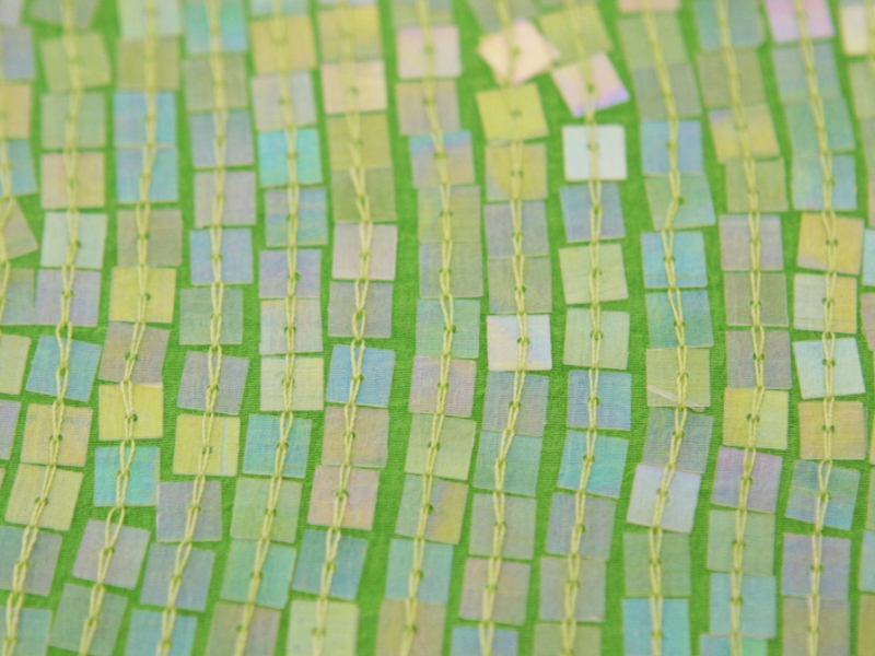 Sequins on Silk Chiffon2