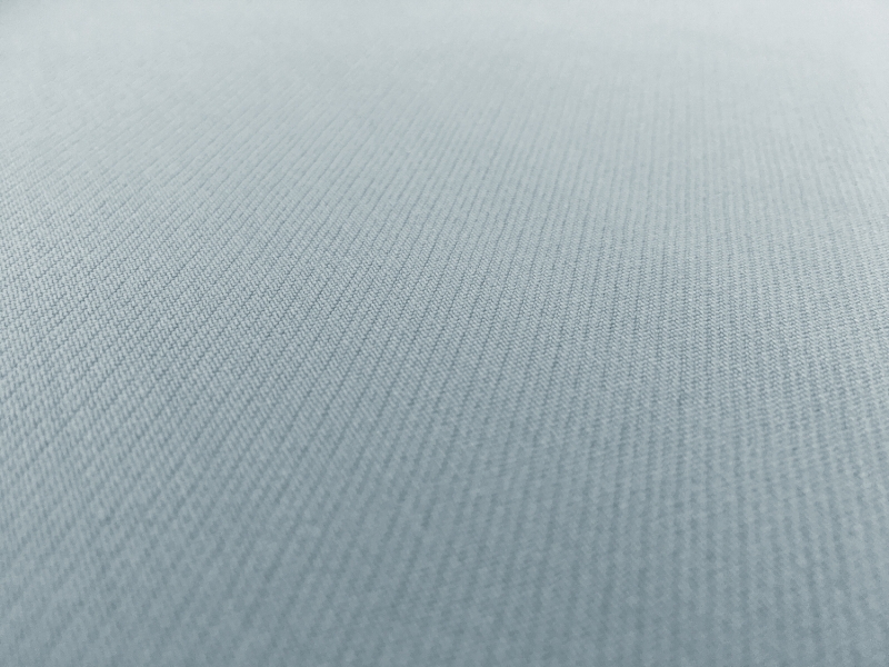 Italian Wool Satin Faille in Powder Blue3