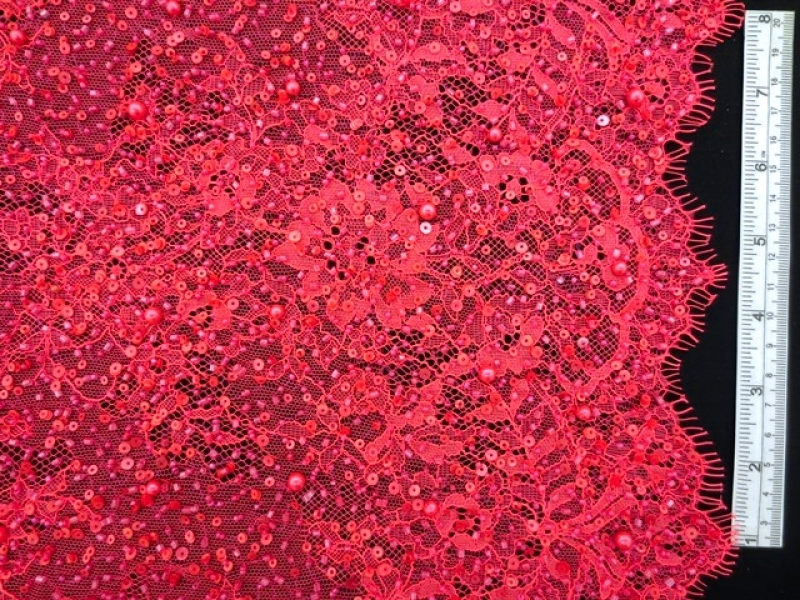 Beaded Chantilly Lace0